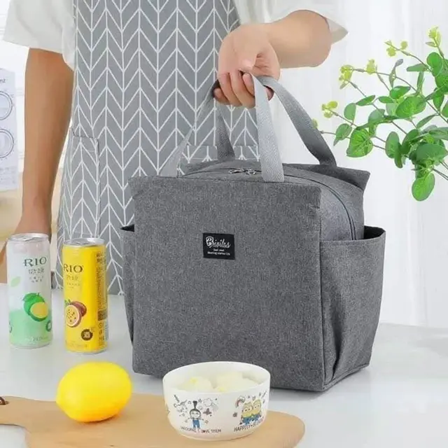 Multifunctional Large Capacity Lunch Bag - (Gray)Multifunctional Large Capacity Lunch Bag