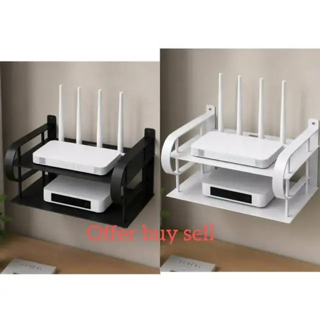 2 Layer Metal Router Stand 