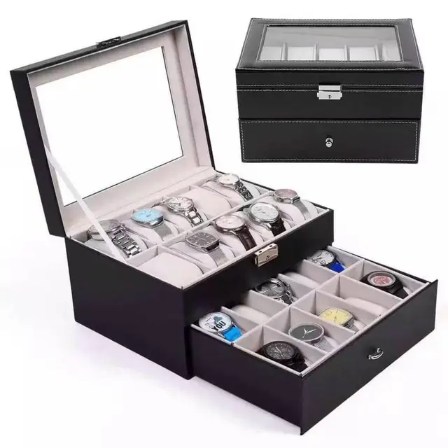 12 Slot Watch Box - 20 Slot Watch Box