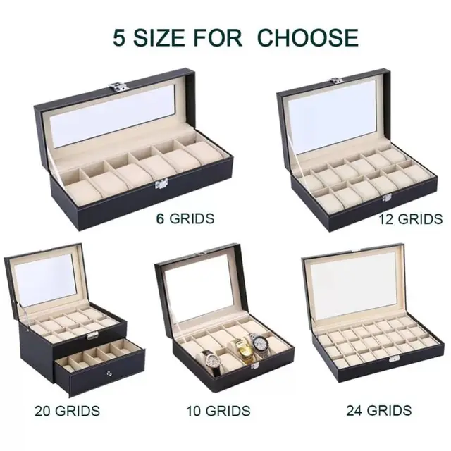 12 Slot Watch Box