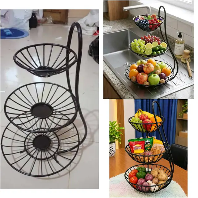3-Layer Premium Fruit Basket